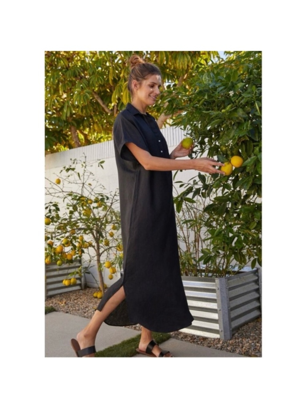 Grayson x Frank and Eileen The Artist Full Length 100% Linen Dress